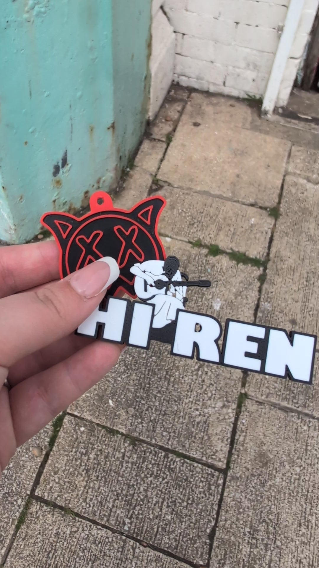 Hi Ren Fridge Magnet & Free Sick Boi Tag 🎸